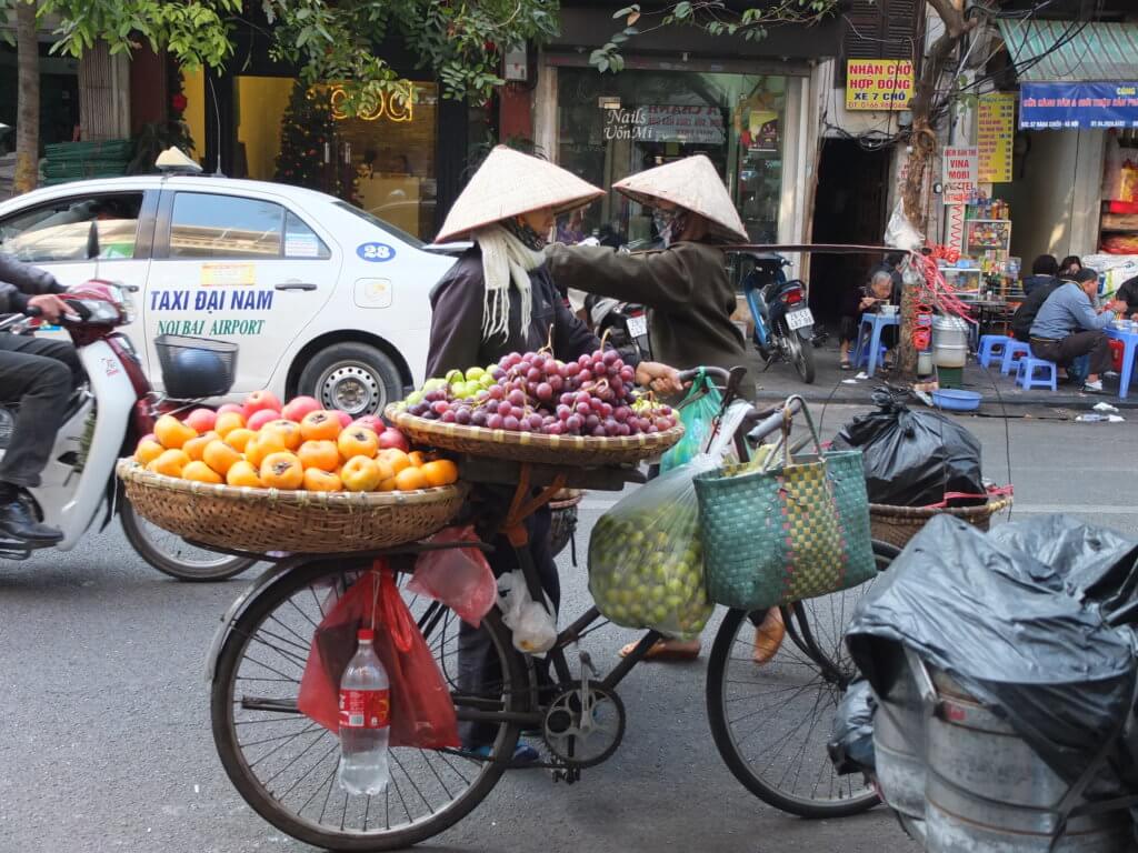 vendeuse de fleurs hanoi