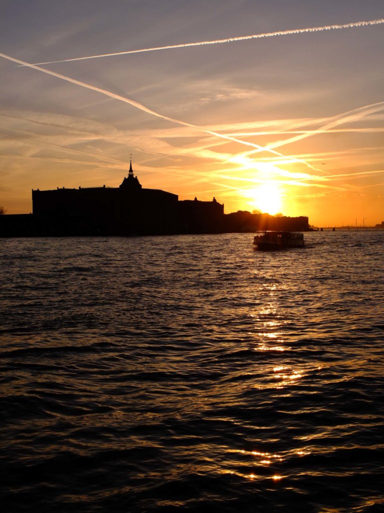 coucher de soleil fondamenta zattere dorsoduro