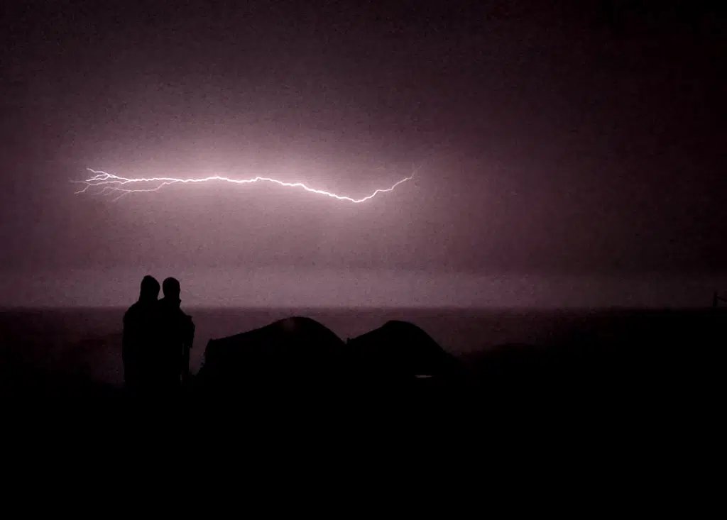 orage camp de base rinjani