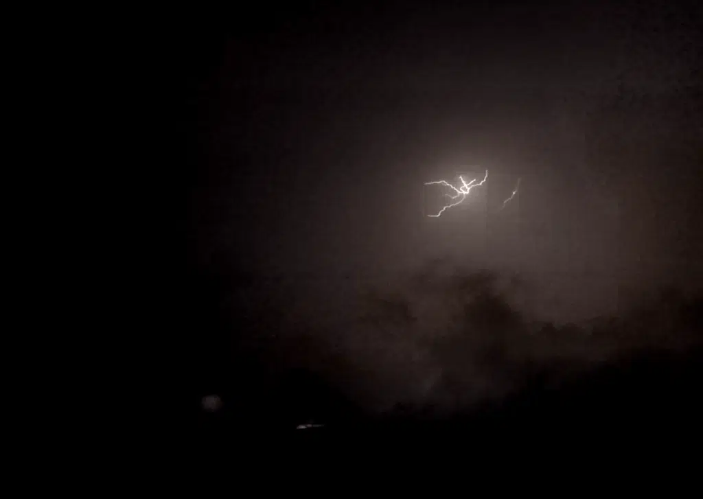 orage camp de base rinjani