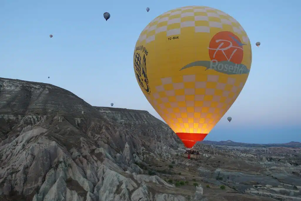 vol montgolfiere cappadoce