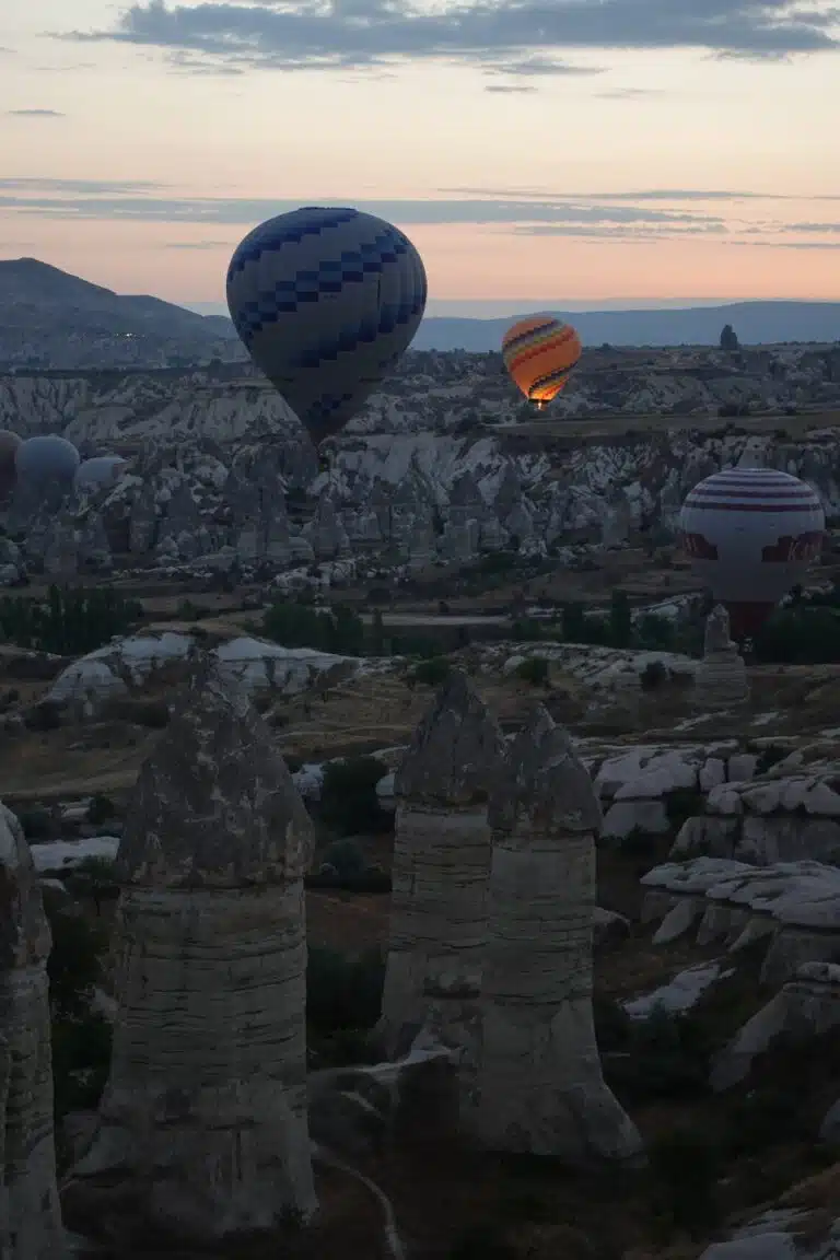 vue montgolfiere cappadoce
