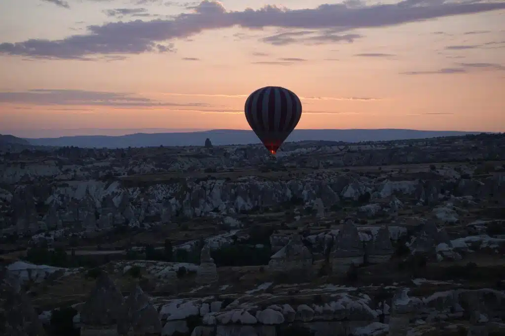 vue montgolfiere cappadoce