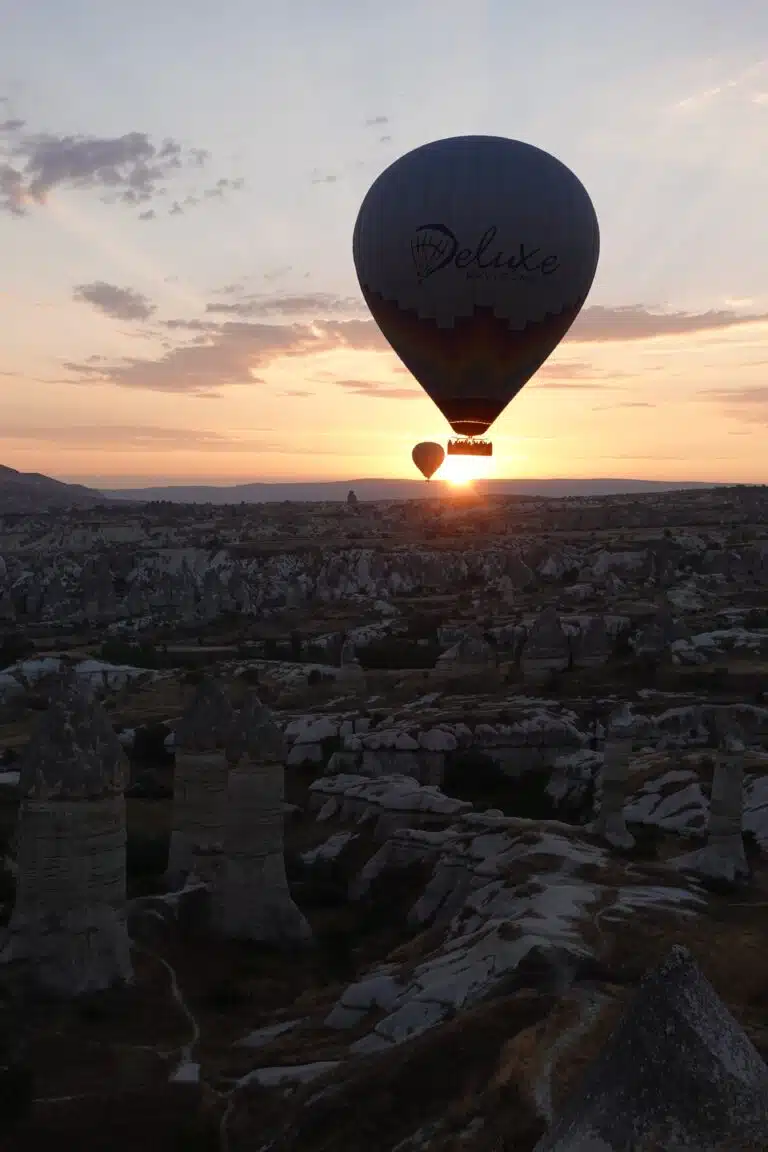 vue montgolfiere cappadoce