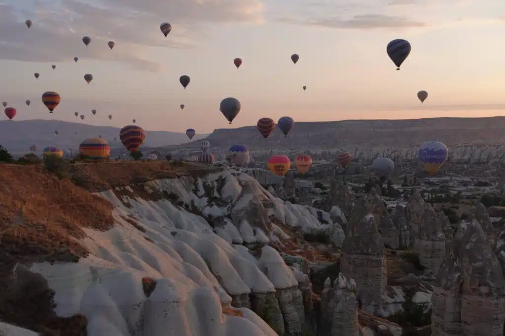 vue montgolfiere cappadoce