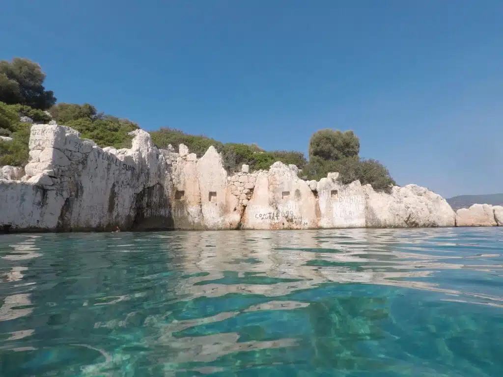ruines ville engloutie kekova