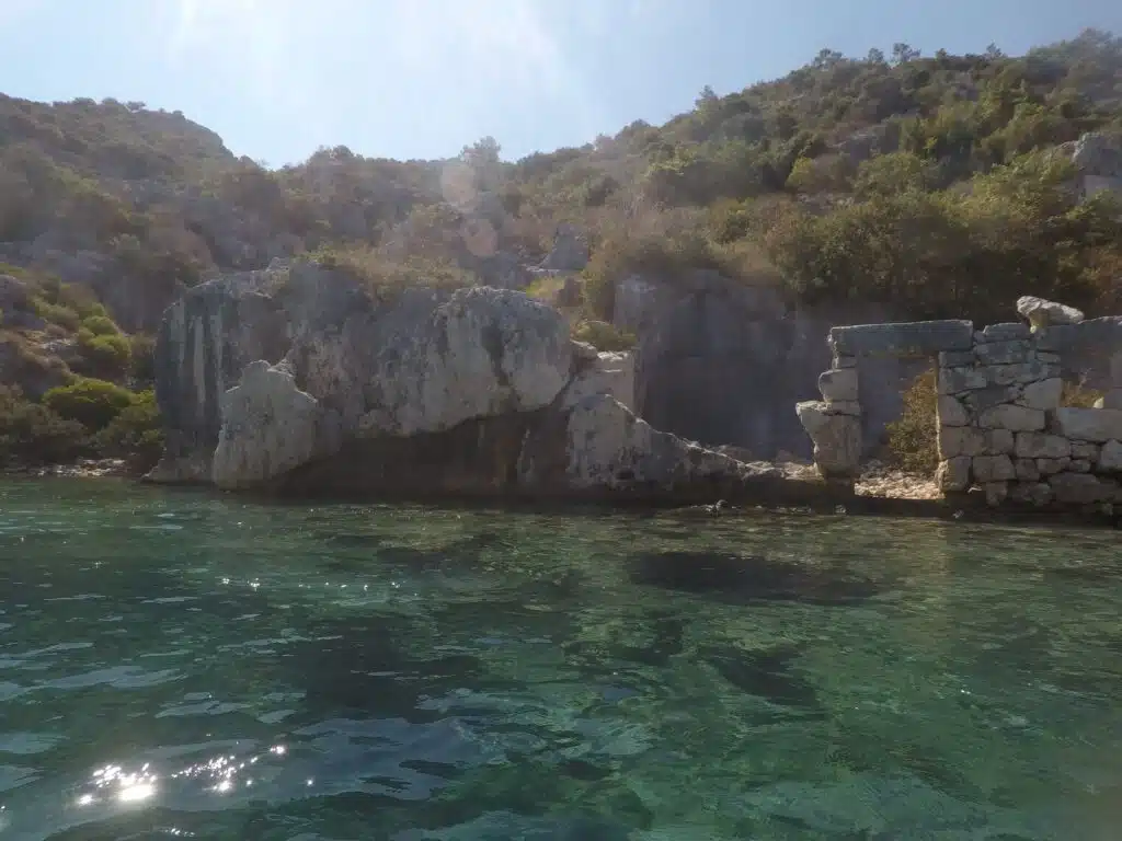 ruines ville engloutie kekova